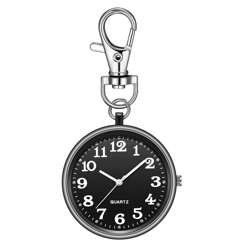 Small Pocket Watch, Keychain, Luminous Male And Female Civil Servants, Digital Student Pendant Watch, Children'S Watch, Simple Elderly Watch