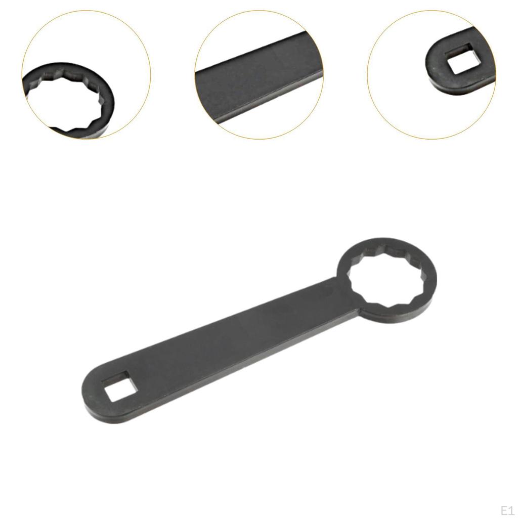 Klucz do nakrętki osi 36 mm Narzędzie tylne Czarny Adapter stalowy z kwadratowym napędem 1/2"