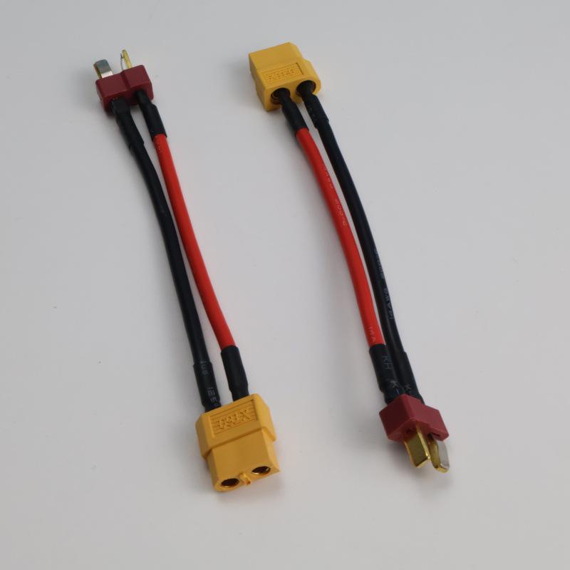 XT60 to T-Plug Adapter: Silicone Wire Extension for RC Models