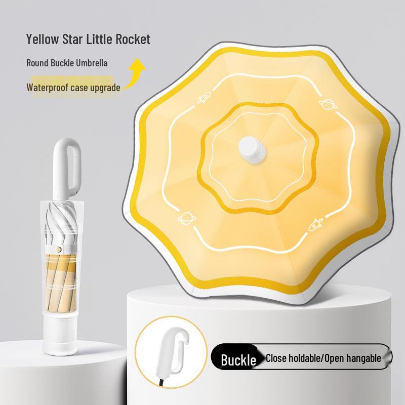 Children's Safe Automatic Umbrella - Anti-Stab, Rounded Corners for School Boys & Girls