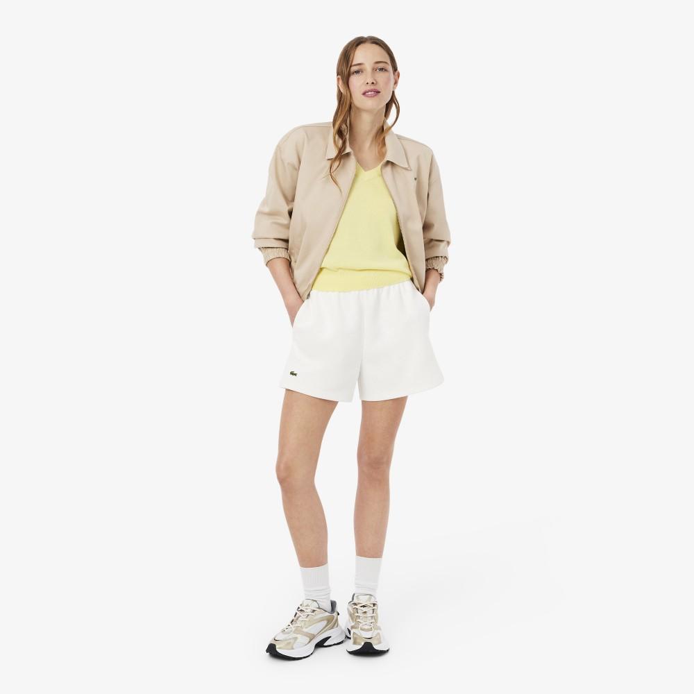 [Lacoste] Women s Double-Face Pique Shorts GF6901-56G70V 34