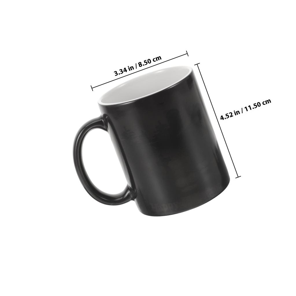 Halloween Theme Heat Sensitive Color Changing Mug Ceramic Coffee Tea Cup Home Bakery Shop Gift Halloween Theme Cup