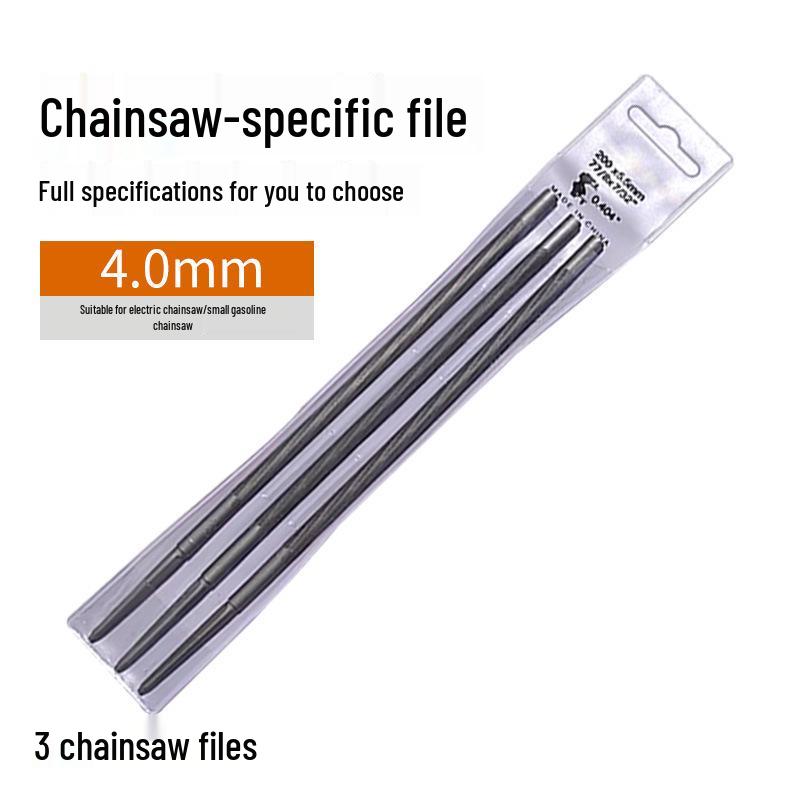 Small Round Chainsaw File - Electric Chainsaw Sharpener 4.0/4.8/5.5 Oil Saw Accessory