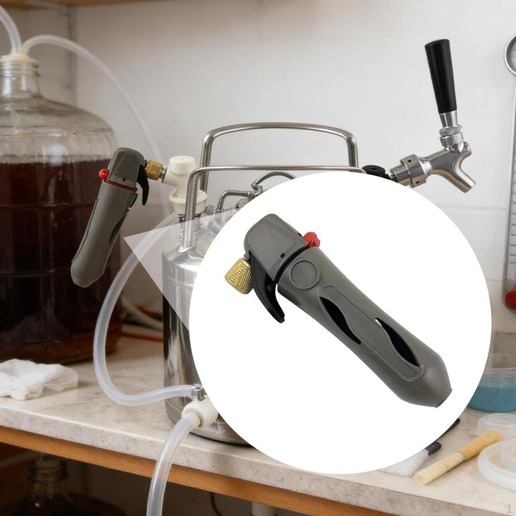 Keg Charging Beer Dispenser,Easy to Use Making Accessory Compact Sturdy Handheld for Valve
