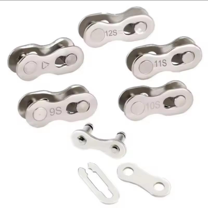 Mountain Bike Chain Magic Buckle Single Speed Chain Quick Release Bicycle Chain Missing Link Bicycle Parts 1/8S/9/10/11/12 Speed