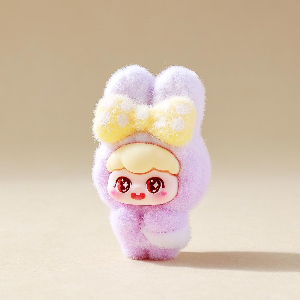 6pcs Cute Style Plush Travel Bunny Desktop Car Decoration Batch