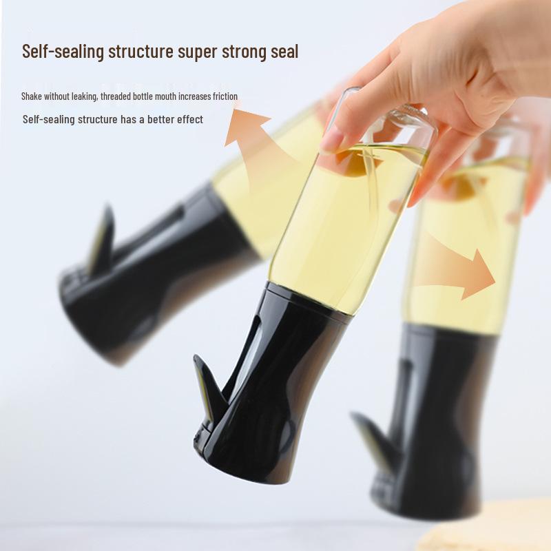 220ml Glass Oil Spray Bottle: Press-Type Atomizing for Controlled, Non-Stick Cooking