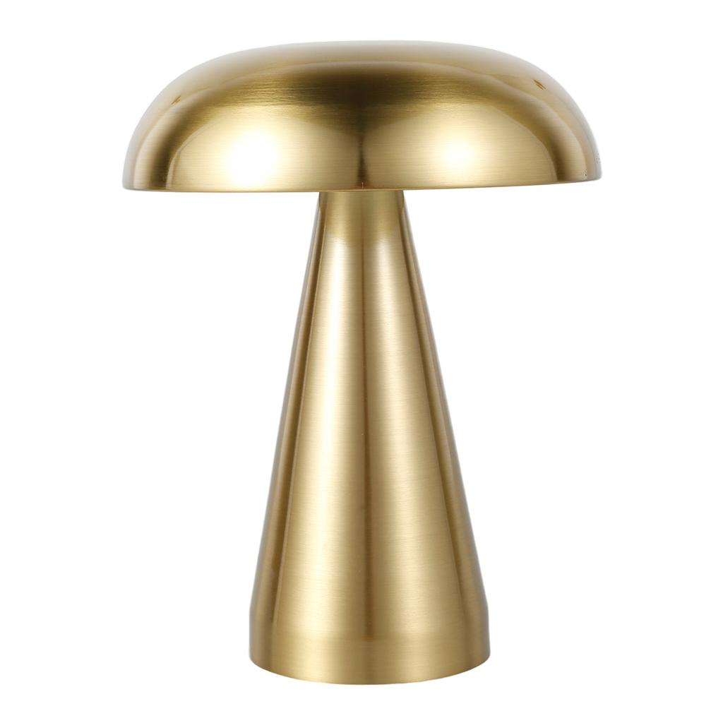 Mushroom Table Lamp Portable Cordless LED Desk Light Touch Control Night Light with 3 Color Dimming for Bedroom Living Room