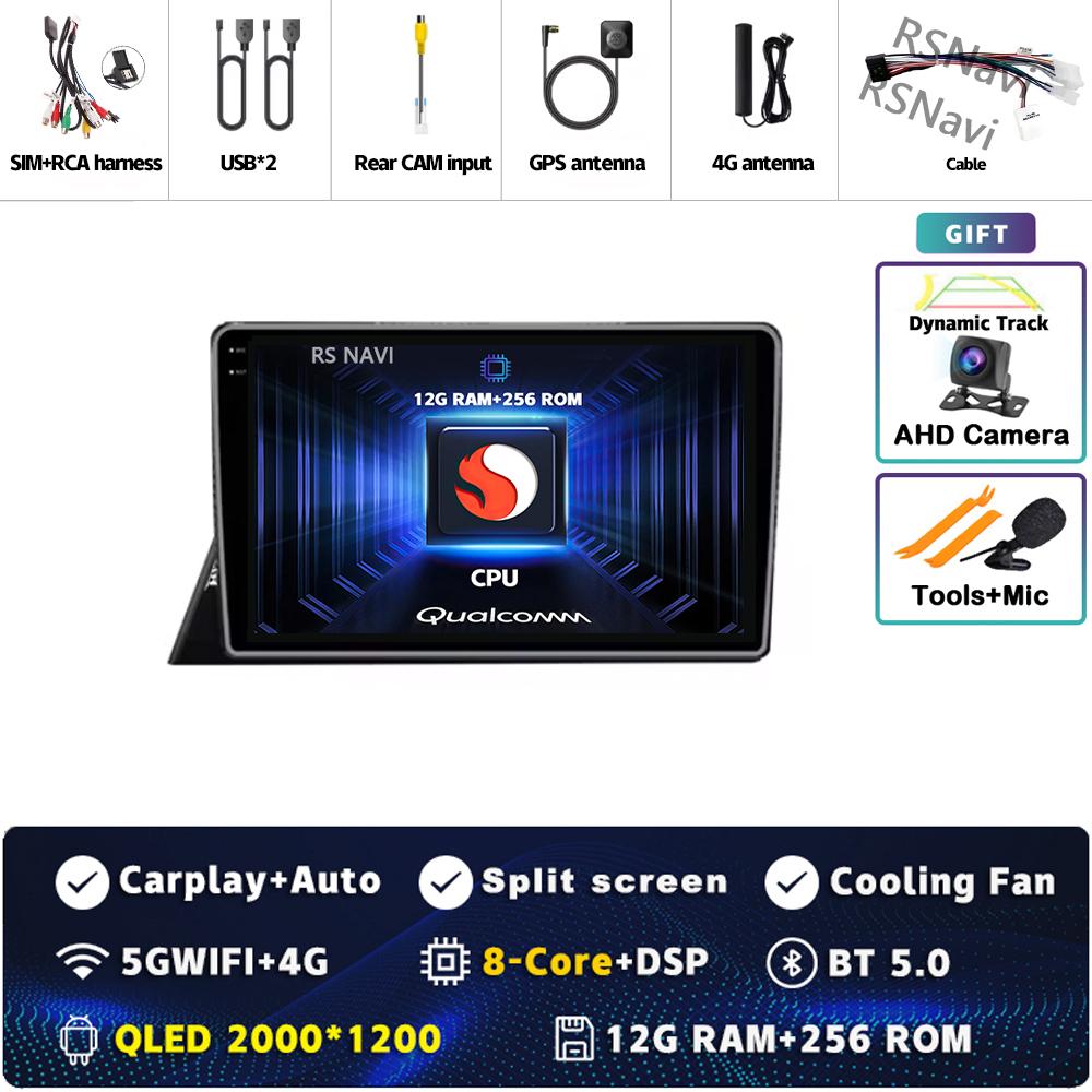 Android 14 Carplay Car Radio For TOYOTA SIENTA 2016 2017 2018 2019 - 2021 Multimedia Video Player Navigation GPS Stereo 2Din DVD