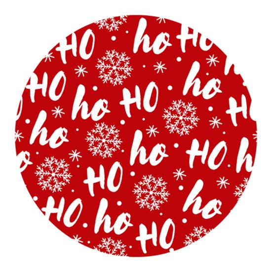 Christmas Tree Skirt Vibrant Color Easy Installation Snowflake Elk Print Round Large Christmas Tree Mat Decor