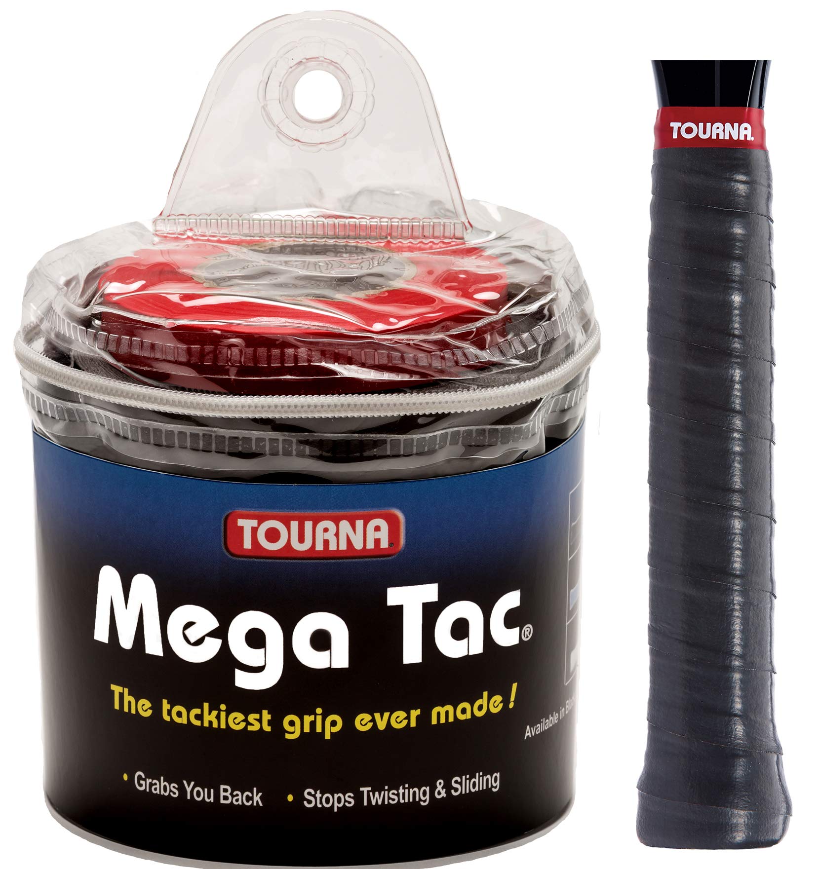 

Tourna Mega Tac racket grips (30 grips per pack) Each