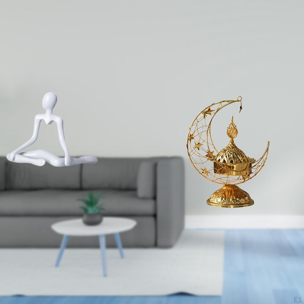 Creative Abstract Thinker Burner Decorative Figurine Unique Sculpture Ornament for Bedroom Living