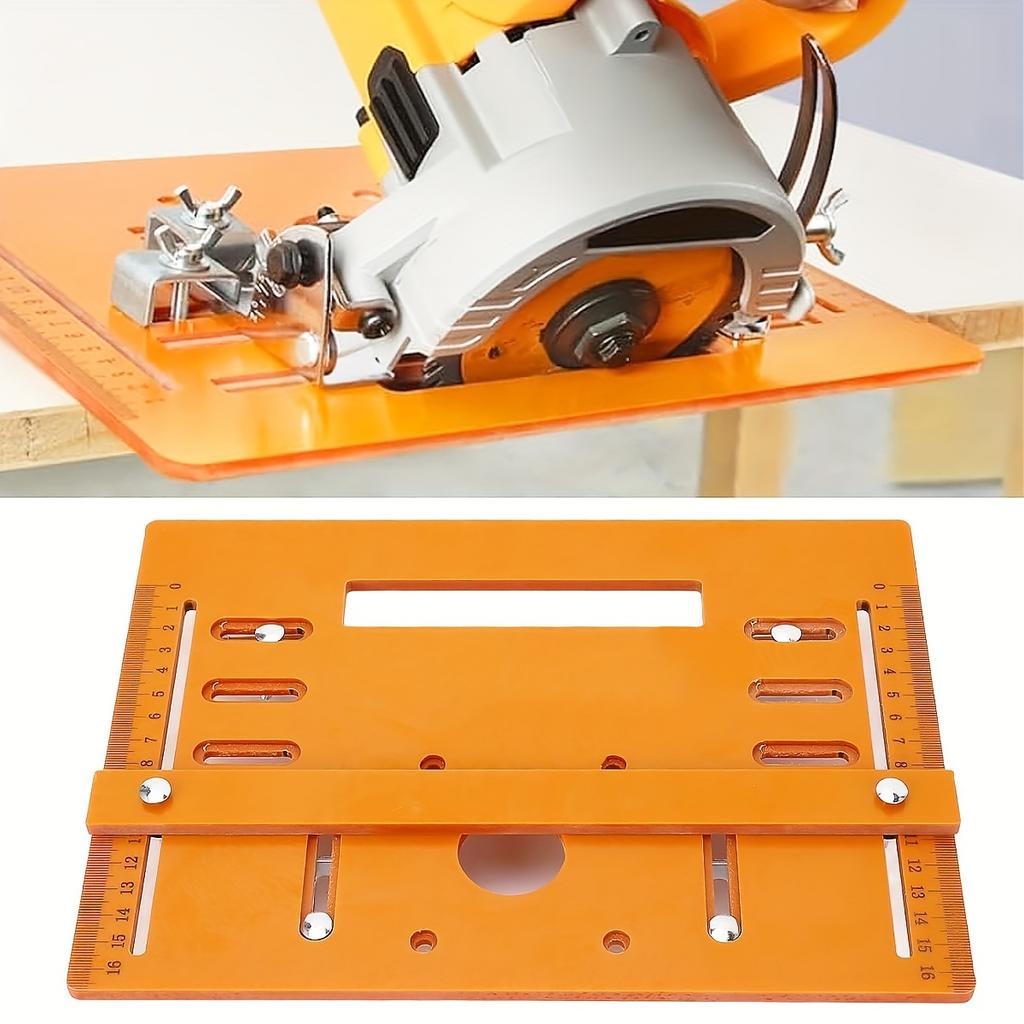 Circular Saw Base Plate Woodworking Cutting Machine Base Plate Backing Positioning Board Circular Saw Rail Tool
