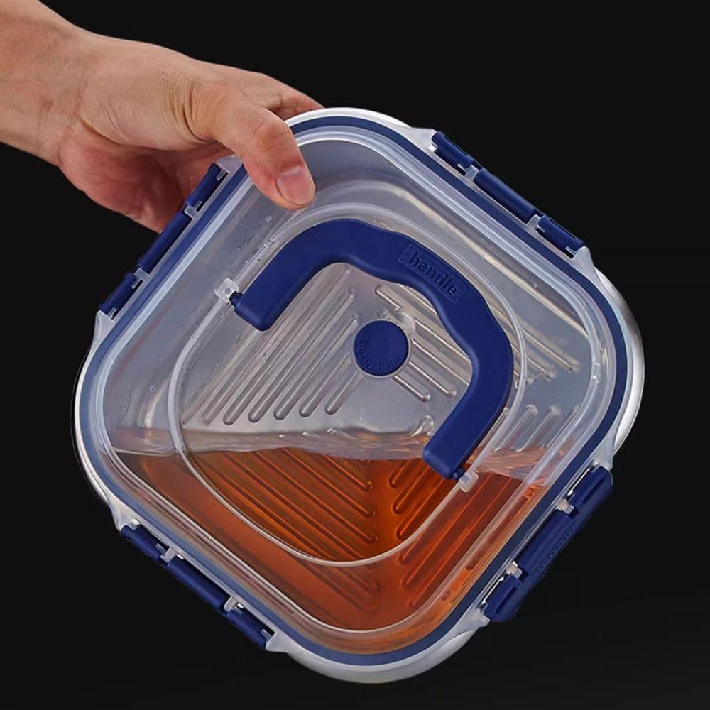 Large Capacity Sealed Storage Box Leakproof Bento Box Lidded Lunch Box  Picnic