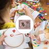 Beginner Embroidery Kit For Adults Embroidered Thread Hoop Needle Scissor Bee Pattern Animal Embroidery Kit For Sewing