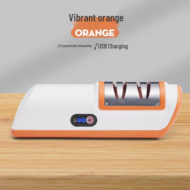 

Multifunctional Electric Knife Sharpener with Automatic Charging for Household Use