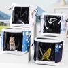 Detachable Portable Pet Bag Large Space Pet Outdoor Bag Cartoon Bird Travel Bag  Small Animal