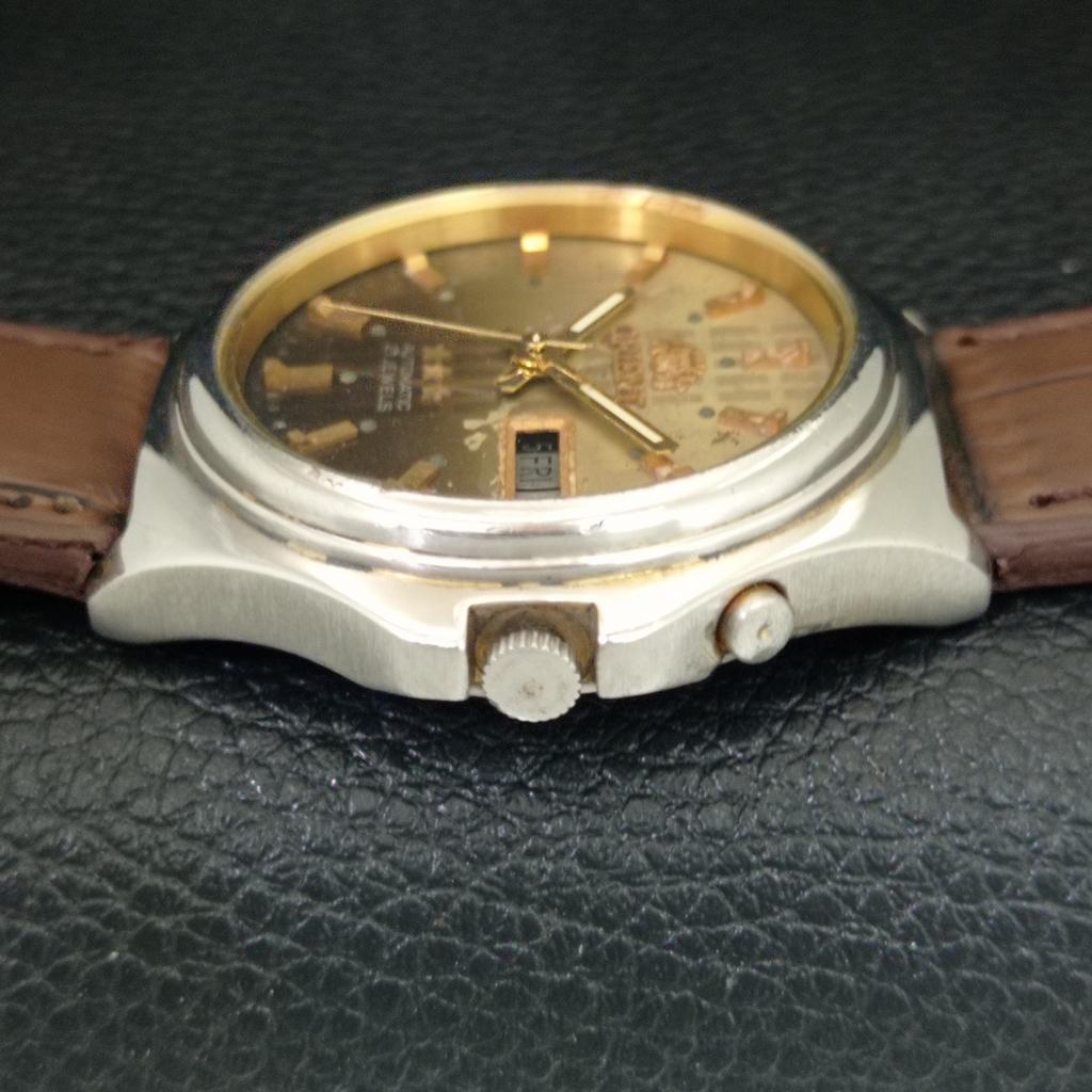 Orient CRYSTAL AUTOMATIC 46941 VINTAGE JAPAN MENS ORIGINAL DIAL WATCH A707786-1