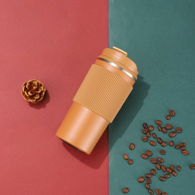Stainless Steel Vacuum Insulated Coffee Travel Mug 480ml Leakproof Portable Cup Car Office Outdoor Use