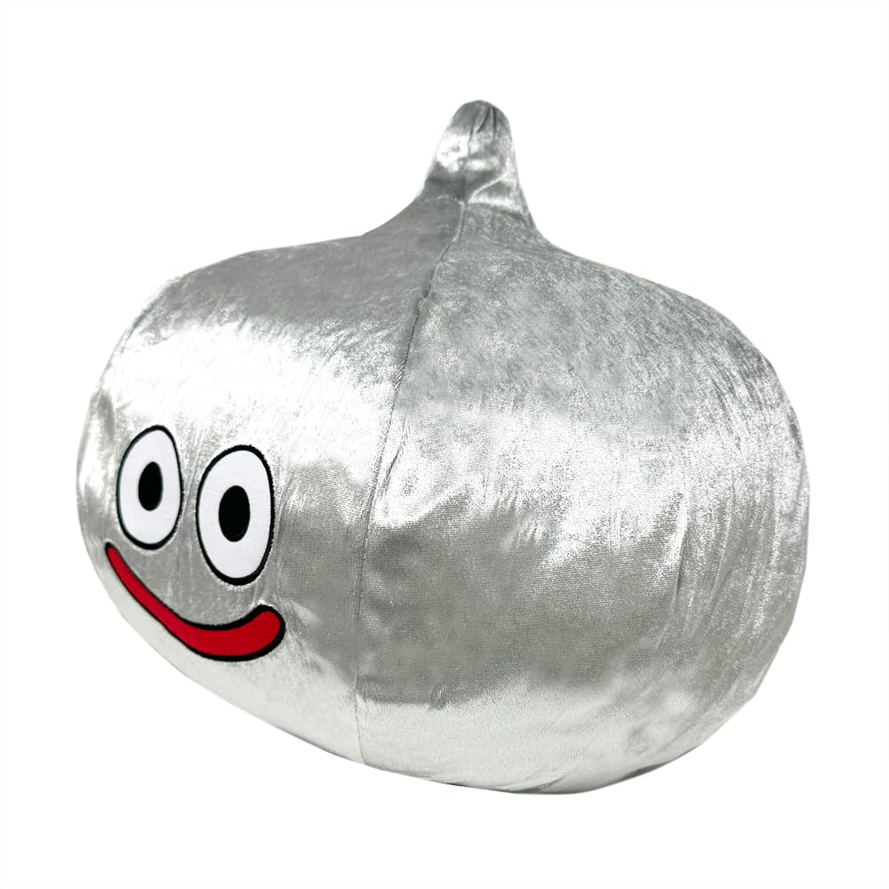 Dragon Quest Big Sparkly Plush Toy Metal Slime Platinum King 40cm with Toy Diamond Approx. (Metal Slime)