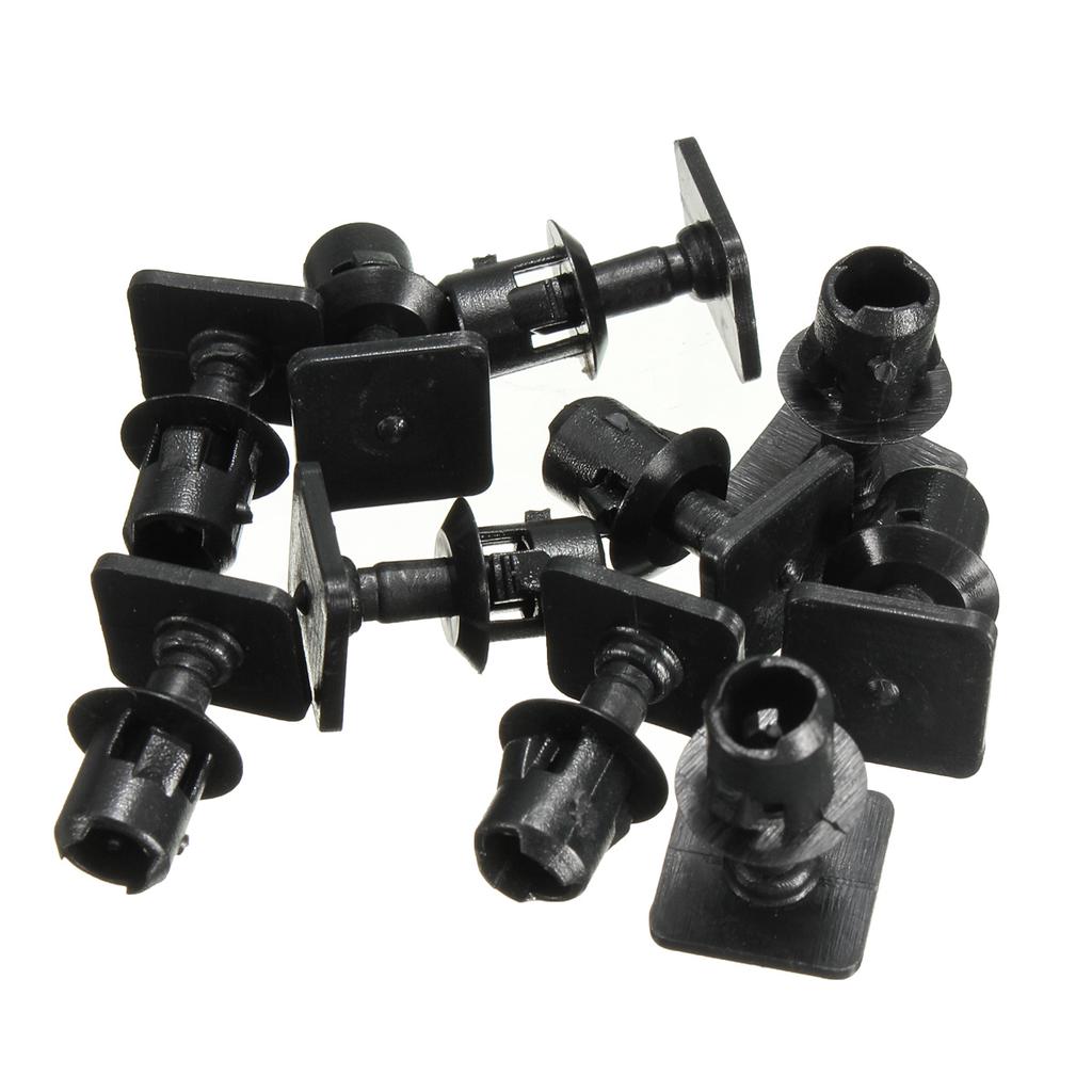 10x Clips Para VW Transporter T4 T5 Panel guarnecido de puerta Tornillo interior gris claro