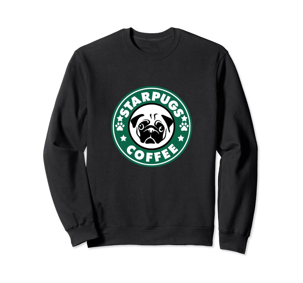 Funny Pug & Coffee Sweatshirt