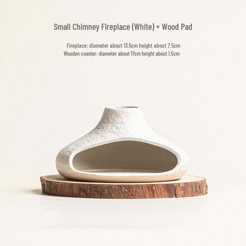 Retro Chinese Rock-Style Ceramic Tea Filter