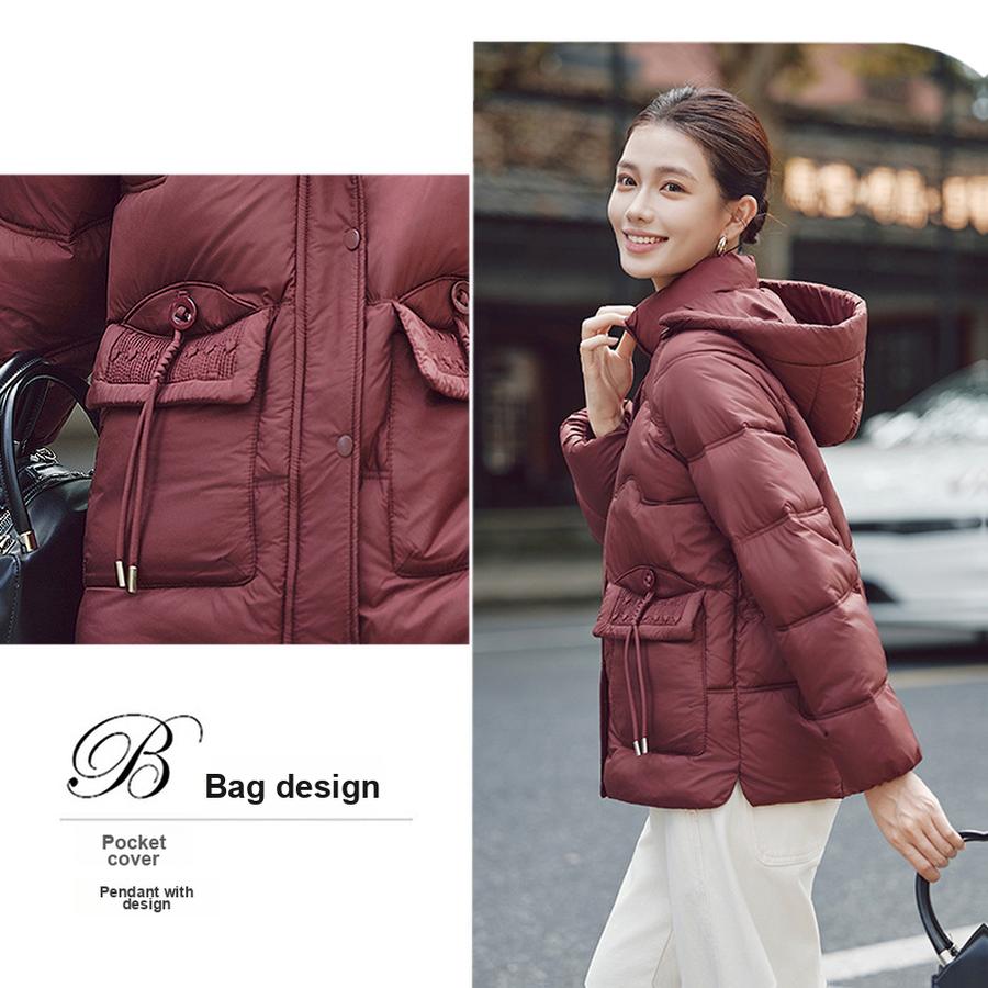Winter Warm Fleece Coat for Middle-Aged Moms, Thick Cotton Jacket for Women, Fashion Overcoat for Senior Ladies