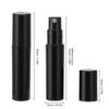 2ml Mini Perfume Mist Spray Bottle Plastic Perfume Sample Bottle Clear Spray Bottle with Air Press Pump