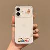 Shin-chan Cartoon Case for Apple iPhone 13-17 Pro Max: Compatible, Large Window Design, Creative, Instantly Fits