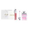 Perfume Flower Sweetheart + Enchanting Lip Gloss Makeup Set Gift Box Gift Bag Edition Eau De Toilette EDT Floral Fragrance 012 Dried Rose+30ml