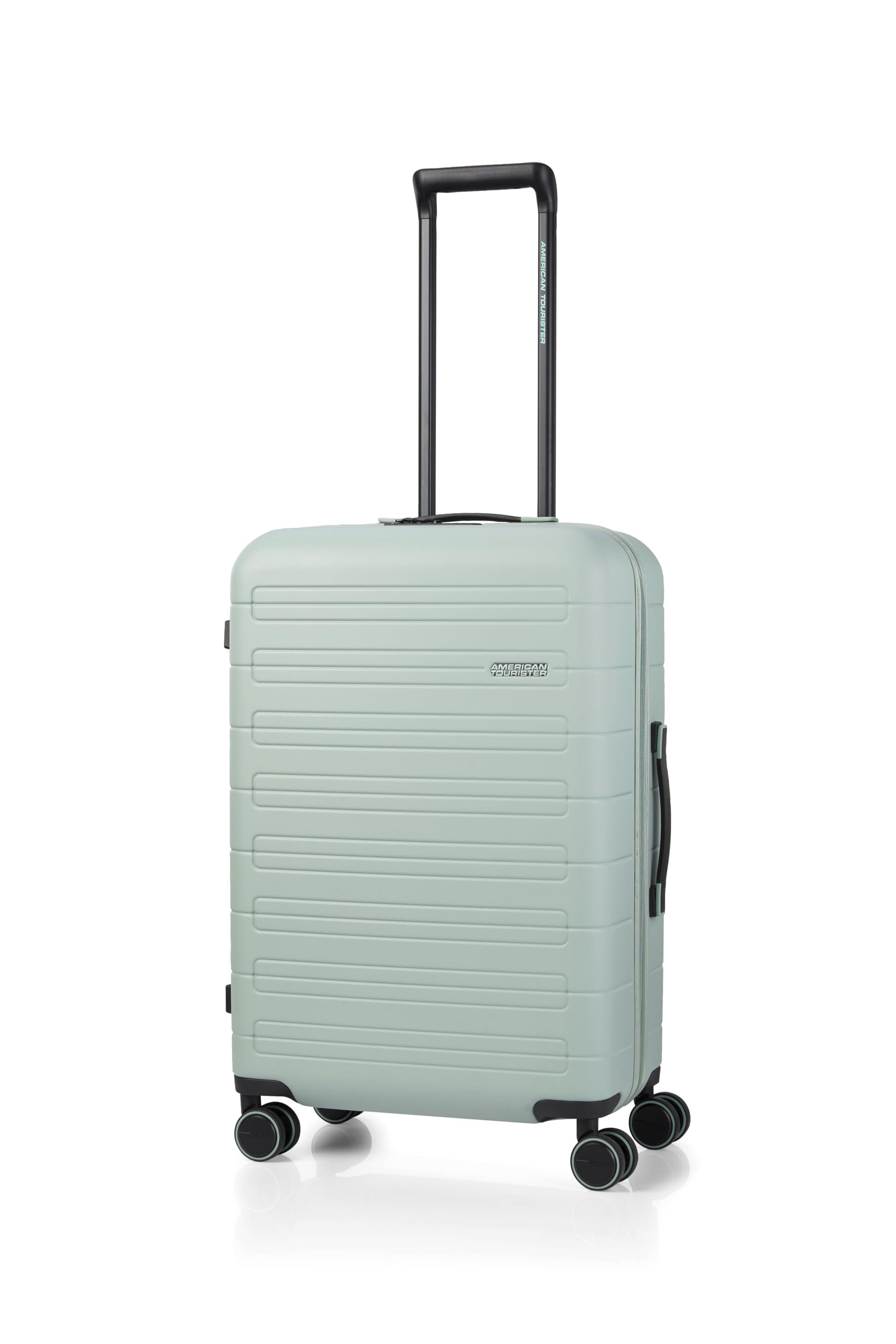 

Suitcase Carry Case NOVASTREAM Medium Size M Spinner 67 with Expandable Function Lightweight 64L 67cm Nomad Green [American Tourister] 3.6kg