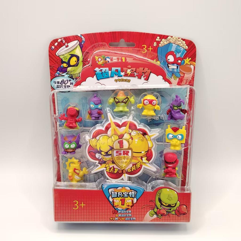 1 Stück Superzings Serie 1 Originalverpackung (10 in 1) Enthält 10 Stück Super Zings Figuren Sammelspielzeug Bestes Geschenk für Jungen