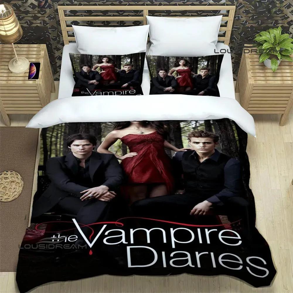 

The Vampire Diaries Damon salvatore Bedding Sets exquisite bed supplies set duvet cover bed comforter set bedding birthday gift 180*220cm 3pcs