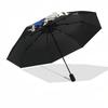 1pc Skull Roses Tattoo Design Umbrella with Plastic Handle,Compact & Stylish,Cartoon Pattern,Outdoor UmbrellaPT493