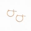 ESTELLE Hoop 18K Pink Gold [Official] Women's Earrings, (S) 0202-1468-0010-0000