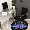 1pc Office Carpet Chair Mats Moonlit Moth Mandala Perfect for Decorating Office Chairs, Living Rooms, Or Bedrooms.YDT105