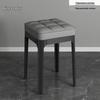 HUIHUADU Modern Soft Padded Stackable Plastic Stool