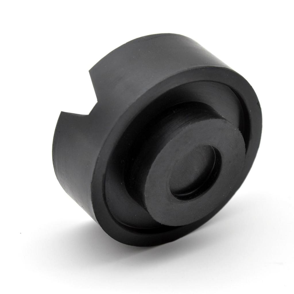 Support de voiture avec coussinets en caoutchouc, cric de levage noir fendu, cadre de support de sol, adaptateur de Rail, cric à ciseaux pour Fiat Peugeot Vauxhall Renault Alfa