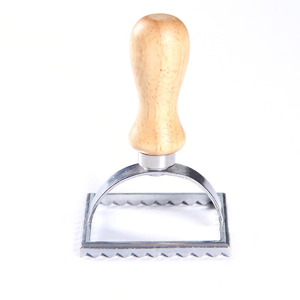 Zinc Alloy Kitchen Baking Cookie Mold Solid Wood Handle Flower Side Cookie Cutter Cake Mold Kitchen Supplies