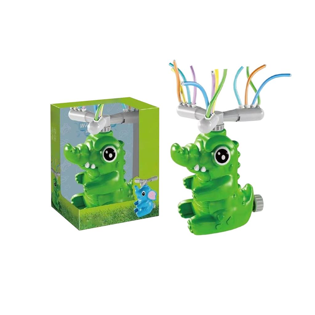 Outdoor Garden Lawn Sprinkler for Kids Cartoon Animal Design Water Spray Toy Interactive Summer Play for Children and Family Fun