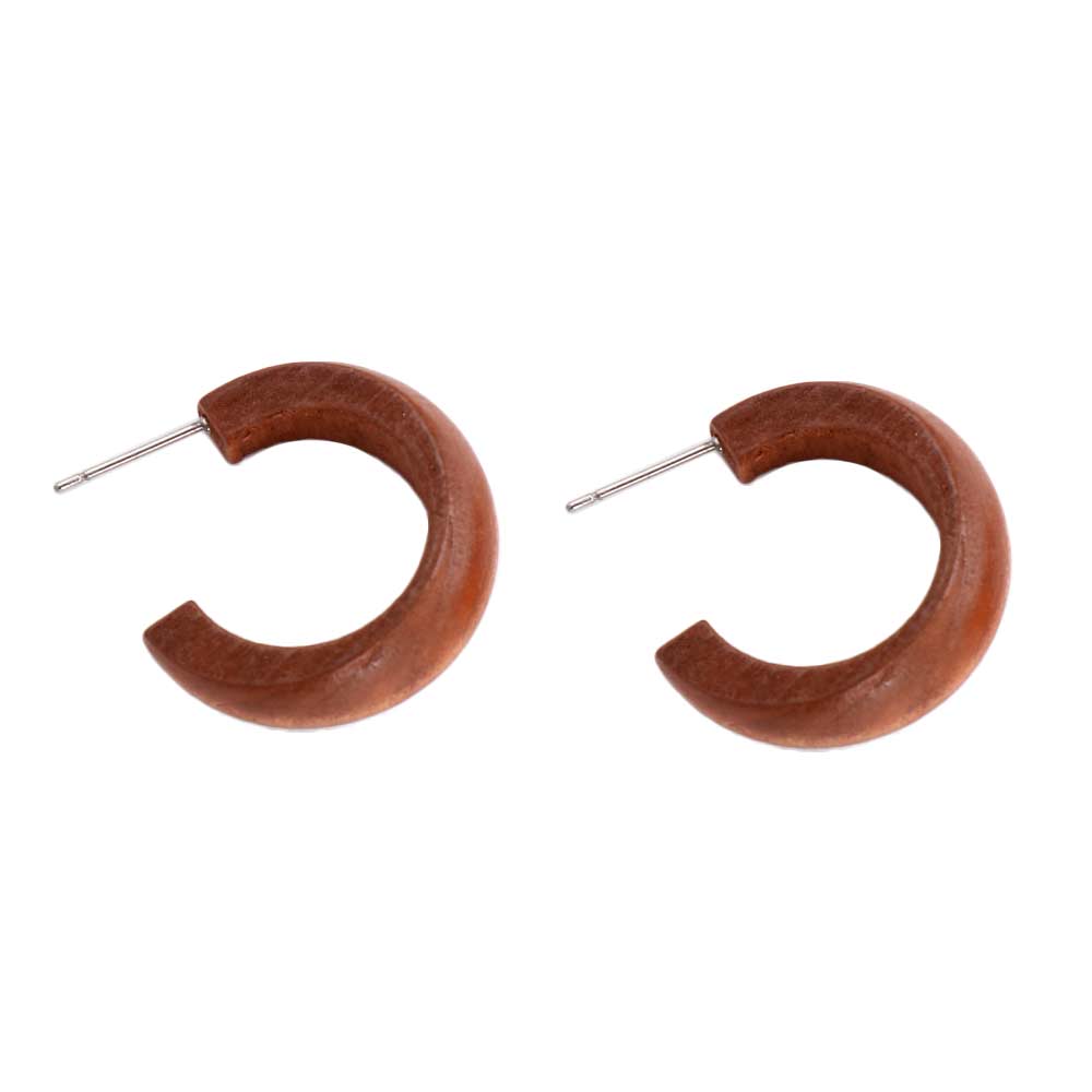 

Temperament Chic Geometric C Shape Moon Statement Hoop Earrings Fashion Accessories Party Jewelry Dangle Earrings кофейный