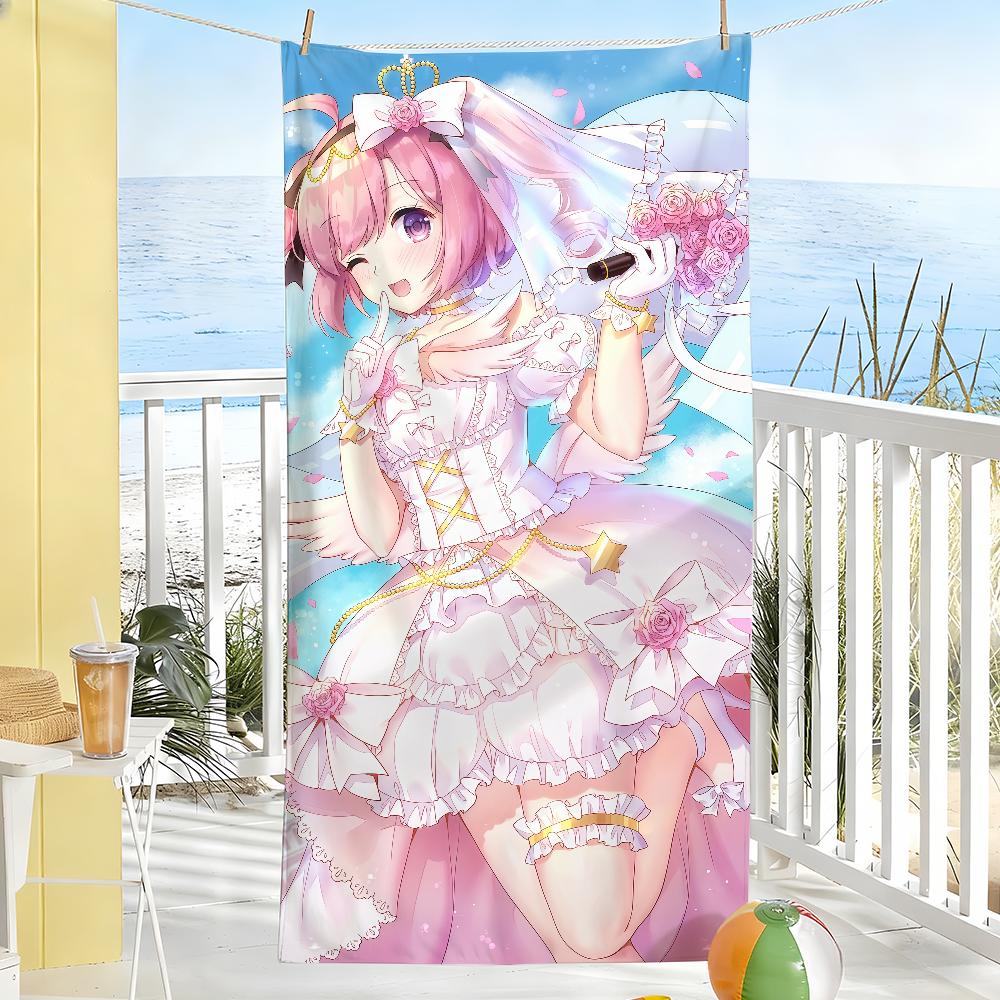 Game Saratoga Azur Lane Towel Sports Quick Dry Travel Camping Gear Sandproof Soft Light Large Beach Towel