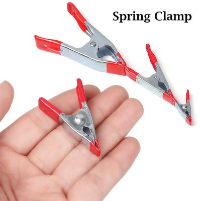 Craft Wholesale Micro Hand Tools Powerful Tools Spring Clamps A-shaped Clip Metal Woodworking Grip