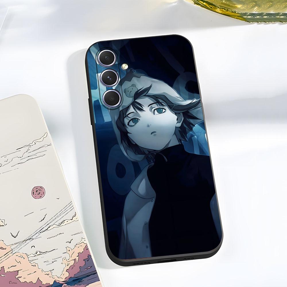 Serial Experiments L-Lain Phone Case For Samsung A56 A36 A26 A16 A15 A25 A35 A55 A14 A34 A24 A54 Black Soft Shell