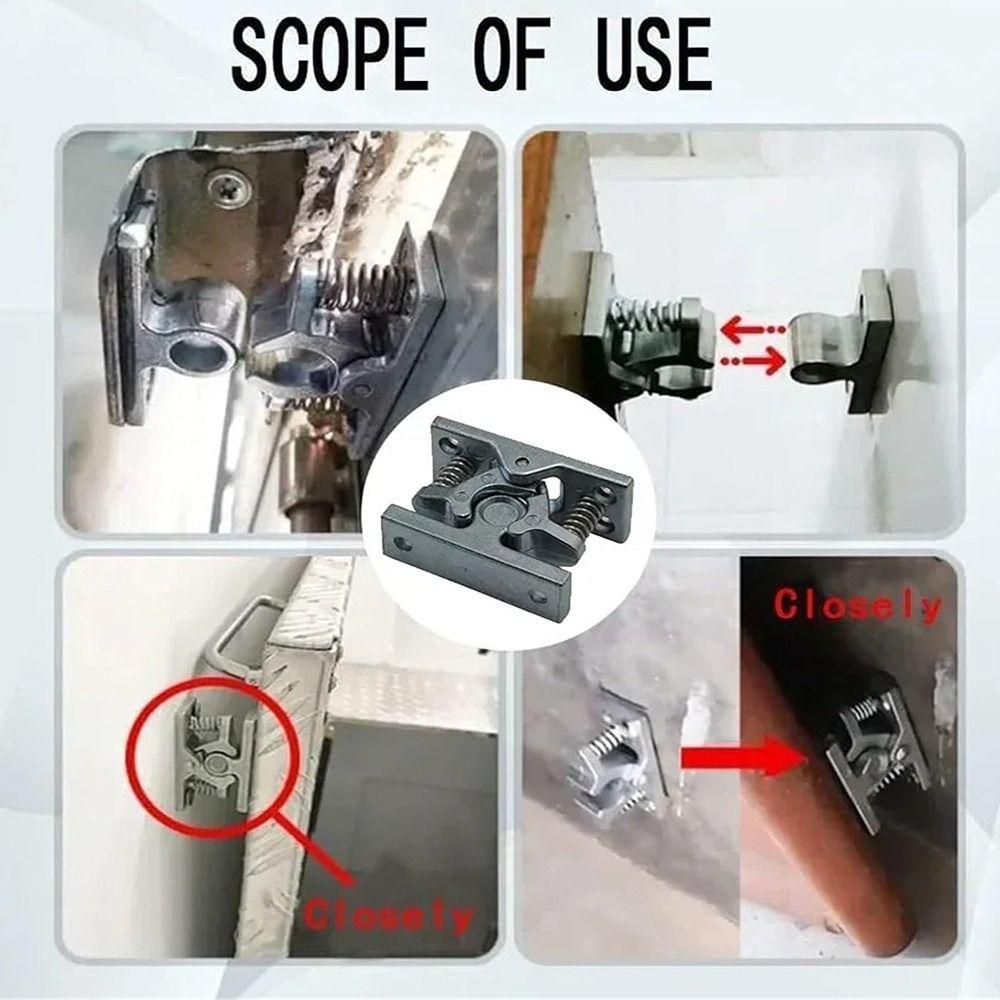 Stainless Steel Door Stopper Lock Heavy Duty Double Roller Catch  Caravan Doors