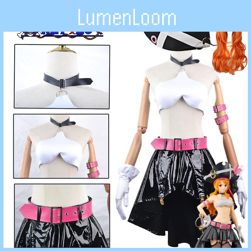 Hochwertiges Polyester Nami Outfit für Weihnachtsfeier Halloween Comic-Con