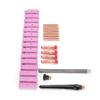 37-teiliges WIG Verschleißteilset Schweißbrenner-Kit Gaslinse Düse für WIG WP-17 WP-18 WP-26F SR-17 SR-26