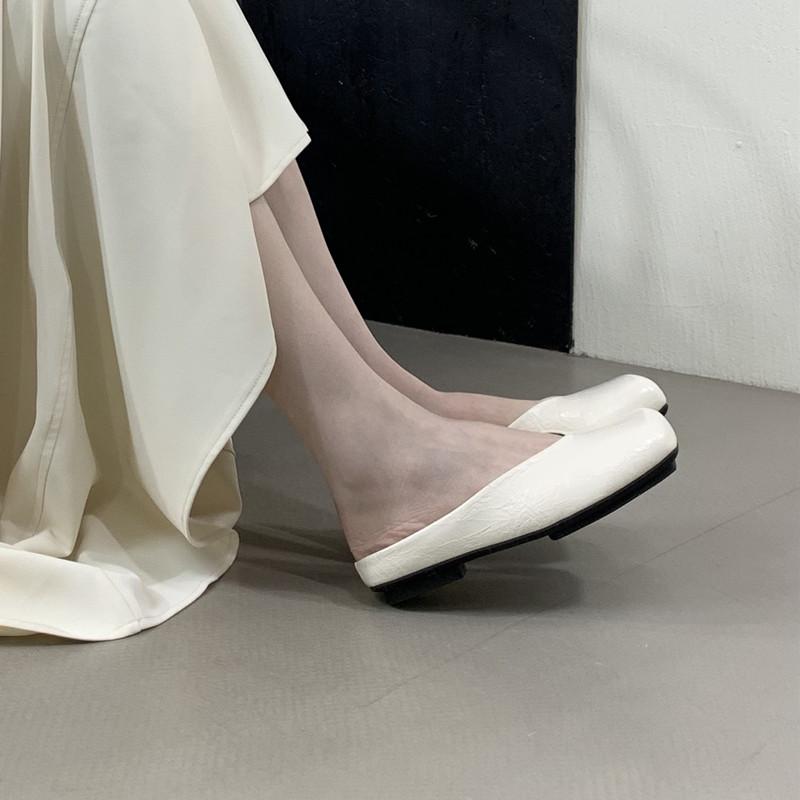 Fashion Bailamos 2025 Spring New Women Flat Shoes Fashion Shallow Slip On Mules Shoes Soft Flat Heel Outdoor Slippers Casual Slides Muje