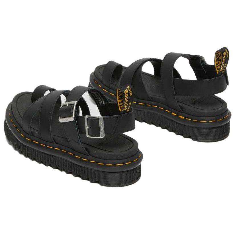 Dr. Martens Avry Hydro Leather Strap Sandal Black Women Sneakers 27345001